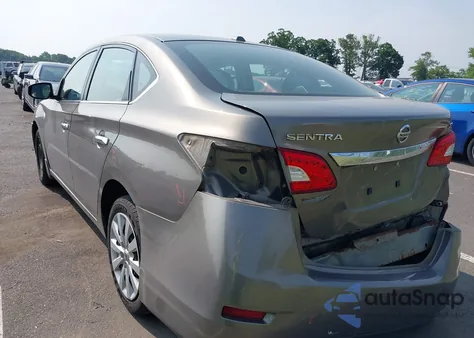 2015 Nissan Sentra Sv from USA, damaged, VIN 3N1AB7AP7FY250260